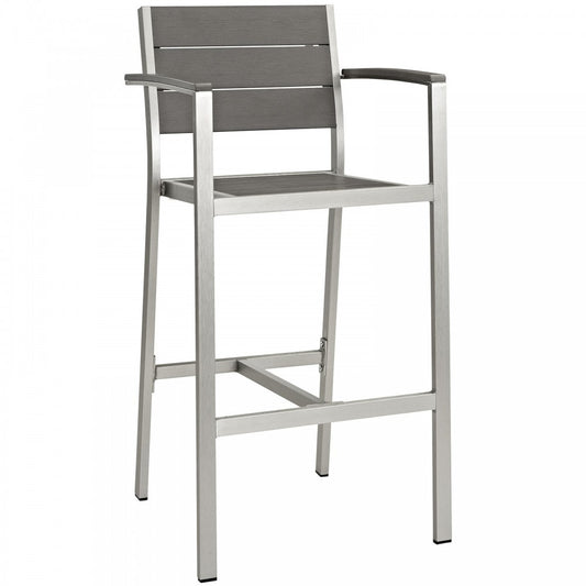 Shore Outdoor Patio Aluminum Bar Stool