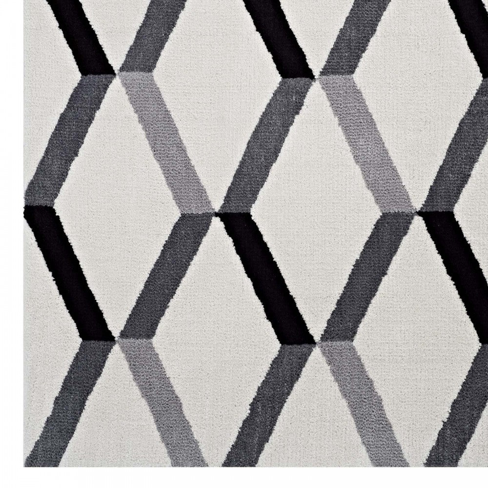 Sigrun Geometric Chevron 5x8 Area Rug