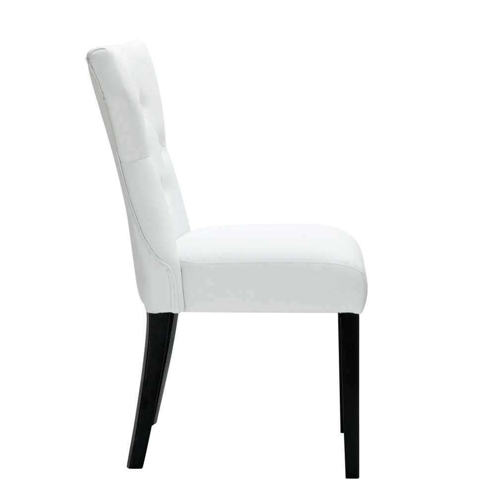 Silhouette Dining Chairs Set of 2, White