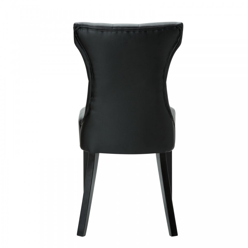 Silhouette Dining Chairs Set of 2, Black