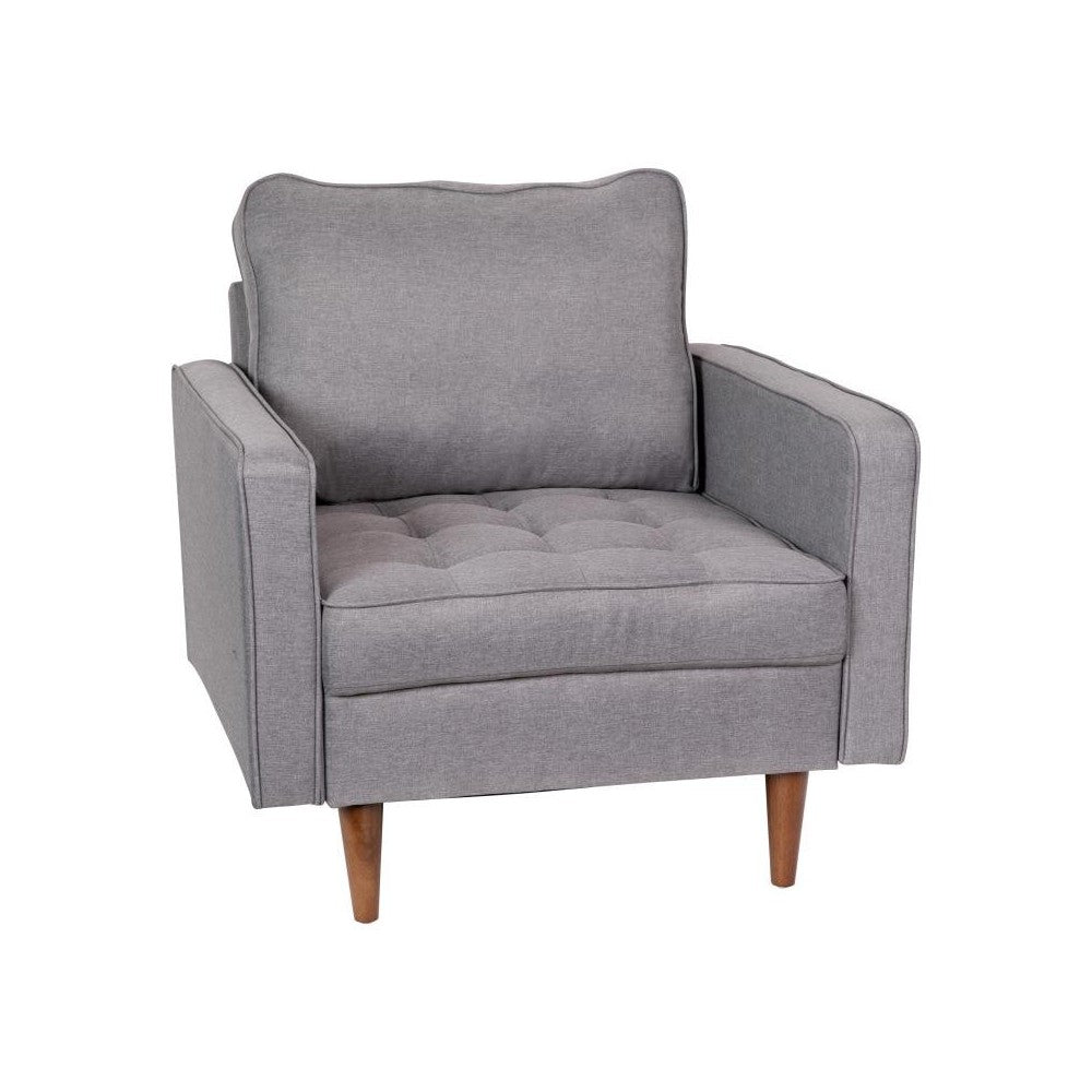 Slate Gray Upholstered Chair