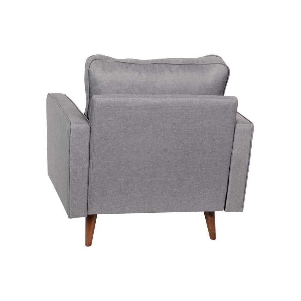 Slate Gray Upholstered Chair