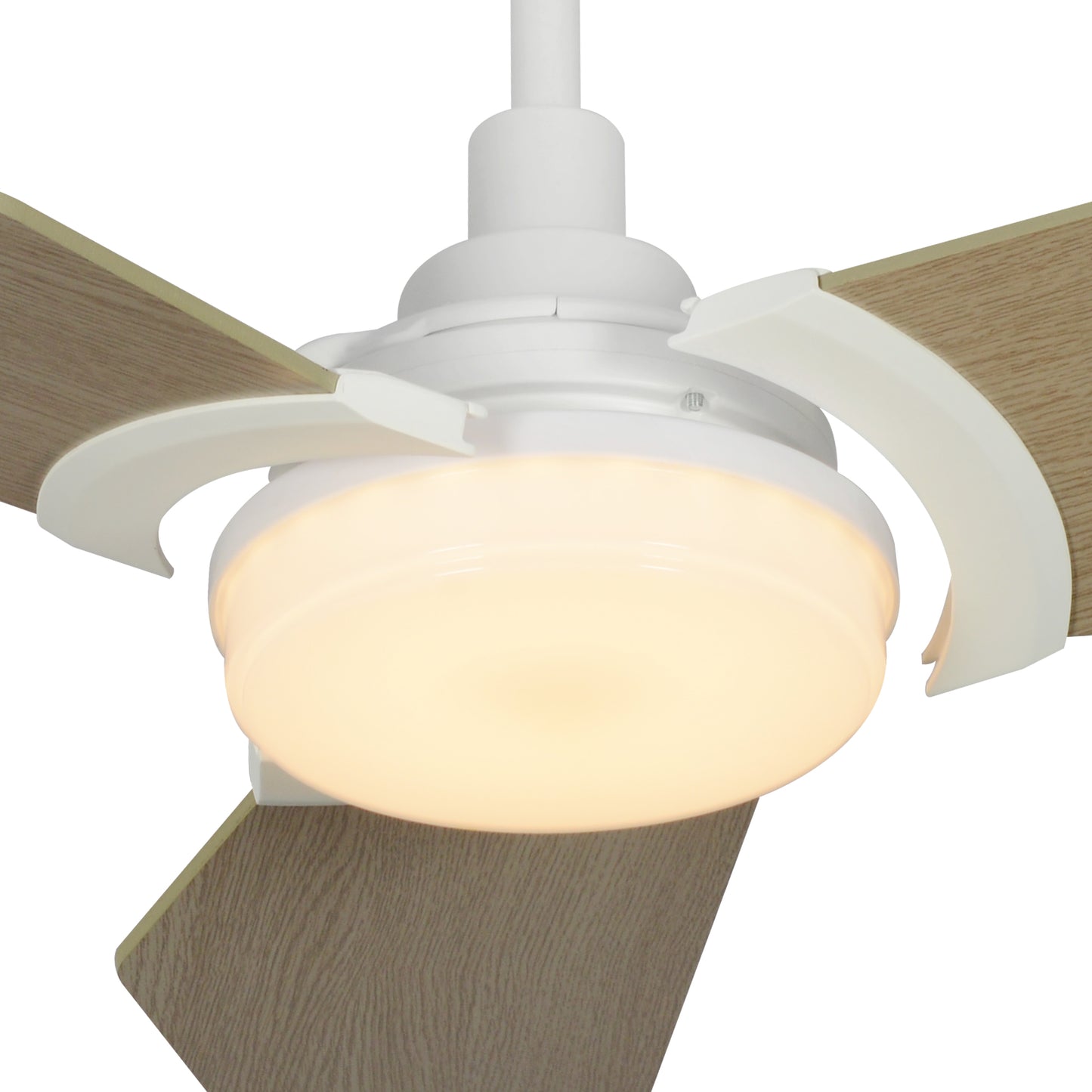 Kaj 52 Inch 3-Blade Smart Ceiling Fan - White