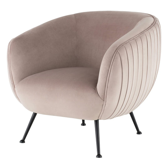 Sofia Blush Fabric Occasional Chair, HGDH138