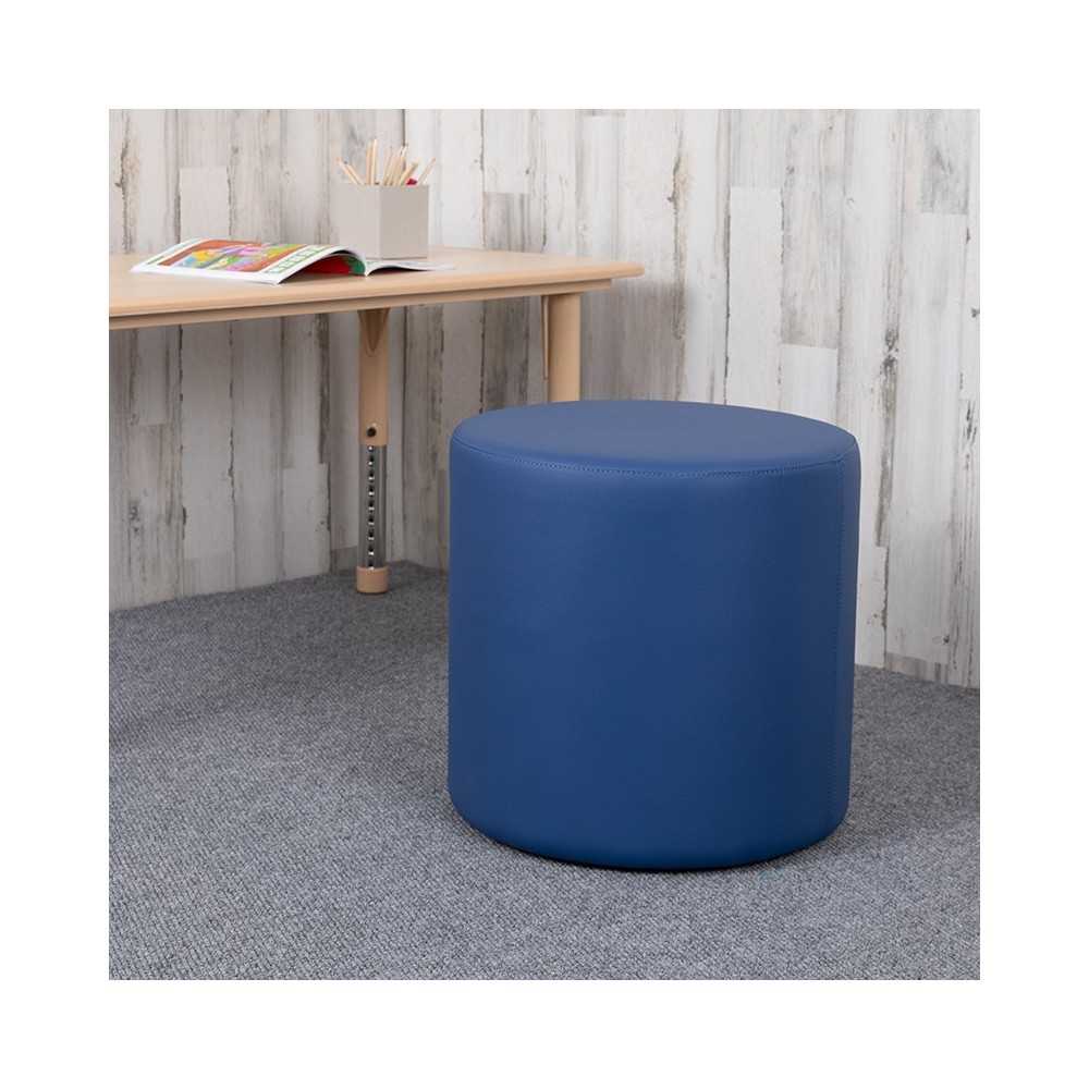 Soft Seating Collaborative Circle for Classrooms and Common Spaces - 18" Seat Height (Blue)