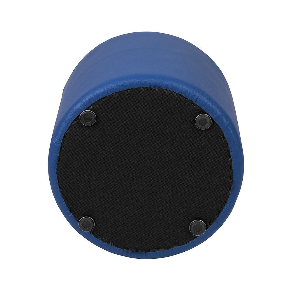 Soft Seating Collaborative Circle for Classrooms and Common Spaces - 18" Seat Height (Blue)