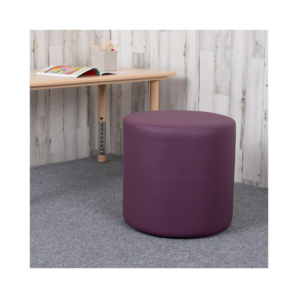 Soft Seating Collaborative Circle for Classrooms and Common Spaces - 18" Seat Height (Purple)