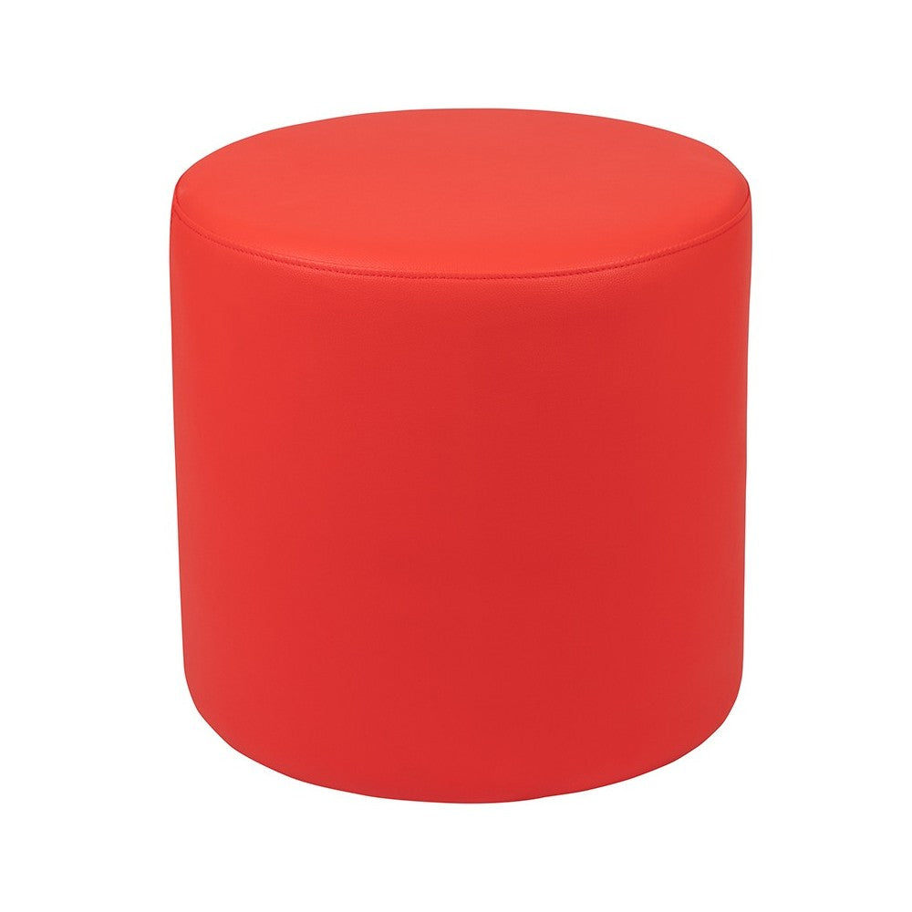 Soft Seating Collaborative Circle for Classrooms and Common Spaces - 18" Seat Height (Red)
