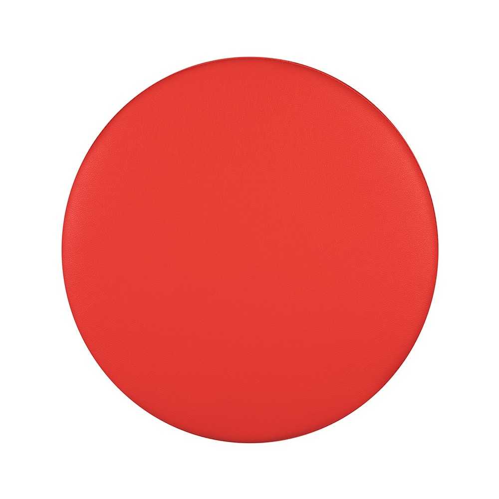 Soft Seating Collaborative Circle for Classrooms and Daycares - 12" Seat Height (Red)