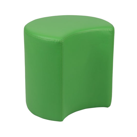 Soft Seating Collaborative Moon for Classrooms and Common Spaces - 18" Seat Height (Green)