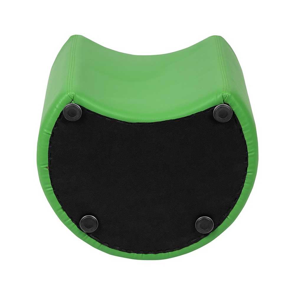 Soft Seating Collaborative Moon for Classrooms and Common Spaces - 18" Seat Height (Green)