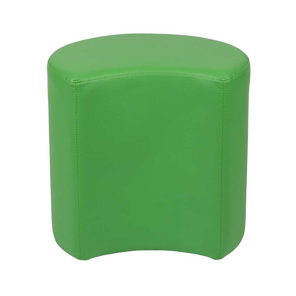 Soft Seating Collaborative Moon for Classrooms and Common Spaces - 18" Seat Height (Green)