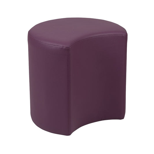 Soft Seating Collaborative Moon for Classrooms and Common Spaces - 18" Seat Height (Purple)