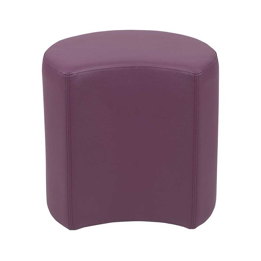 Soft Seating Collaborative Moon for Classrooms and Common Spaces - 18" Seat Height (Purple)