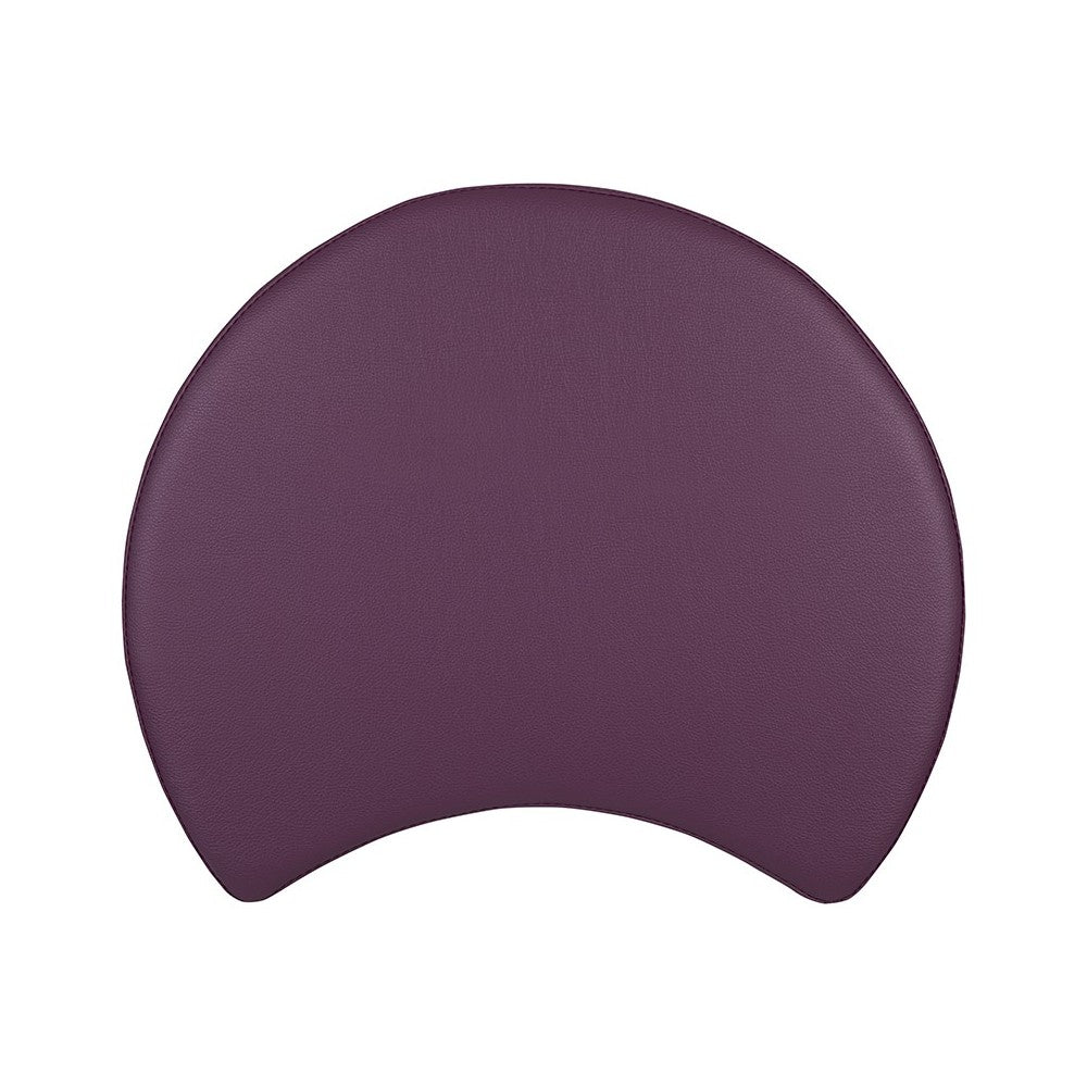 Soft Seating Collaborative Moon for Classrooms and Common Spaces - 18" Seat Height (Purple)