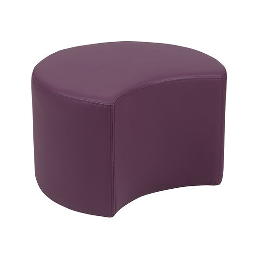 Soft Seating Collaborative Moon for Classrooms and Daycares - 12" Seat Height (Purple)