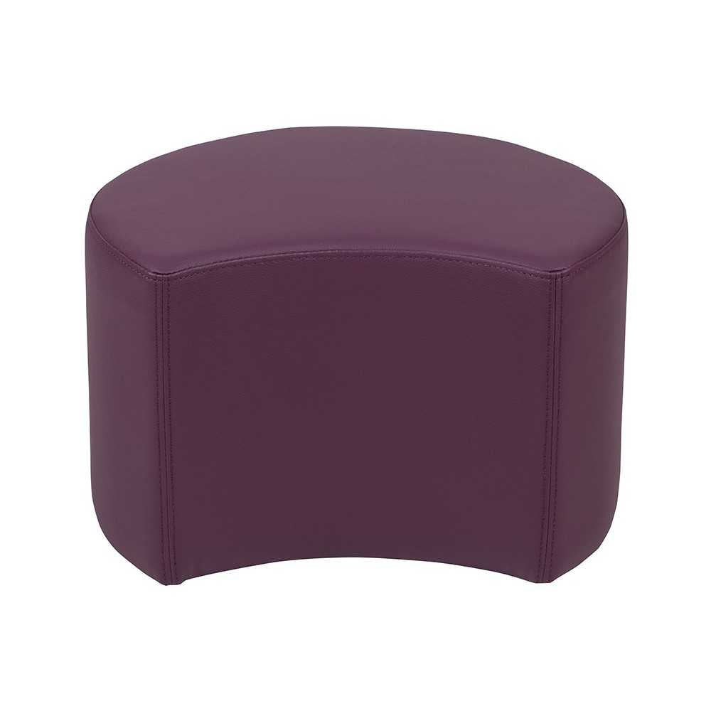 Soft Seating Collaborative Moon for Classrooms and Daycares - 12" Seat Height (Purple)