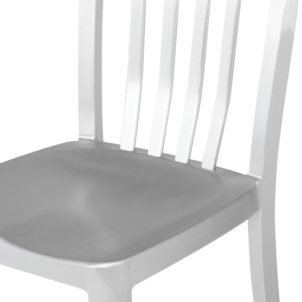 Soho Silver Metal Counter Stool
