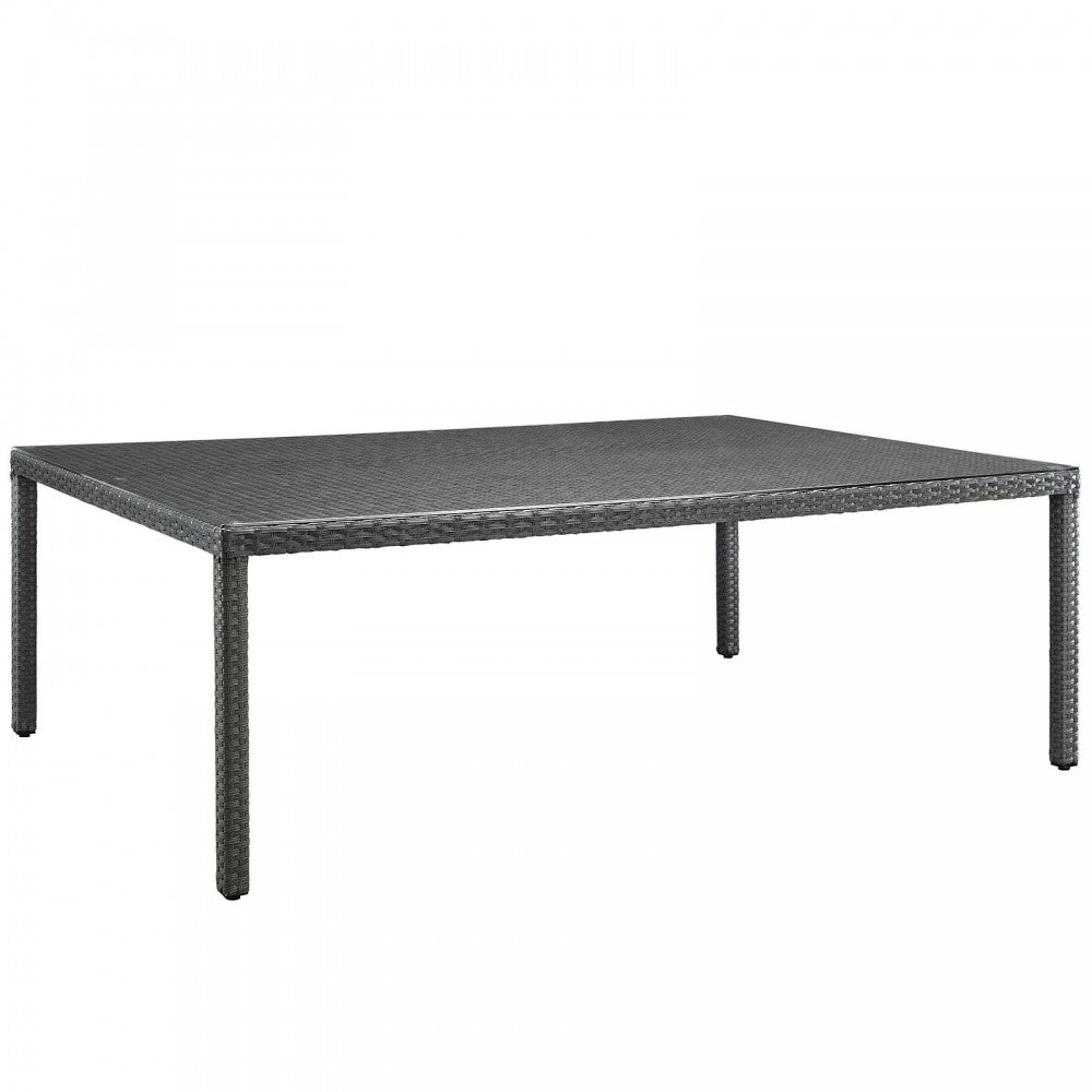 Sojourn 11 Piece Outdoor Patio Sunbrella Dining Set, Canvas Navy