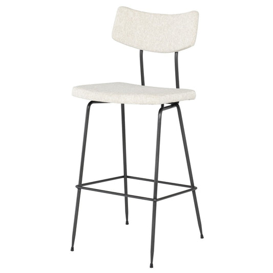 Soli Shell Fabric Bar Stool