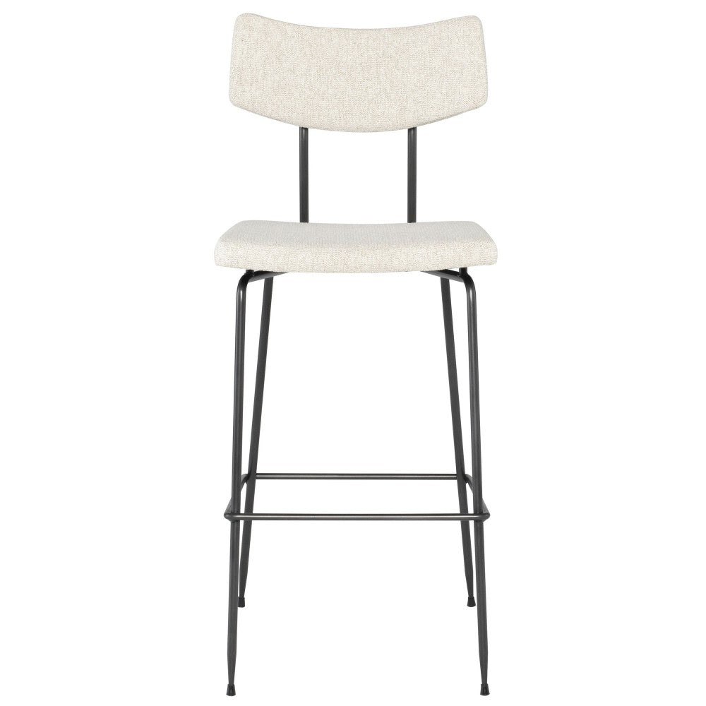 Soli Shell Fabric Bar Stool