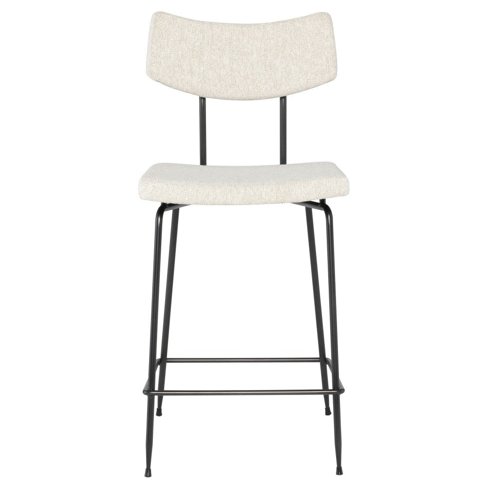 Soli Shell Fabric Counter Stool