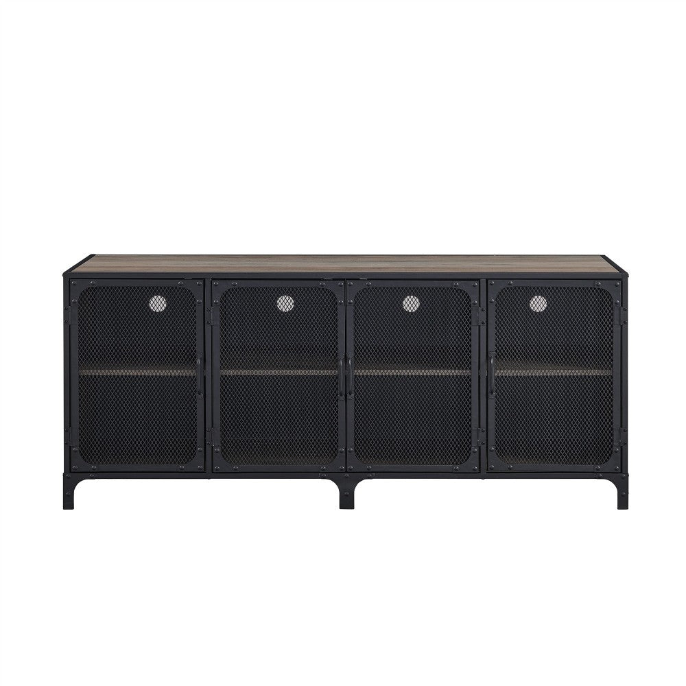 Sona 60" Industrial TV Stand - Gray Wash