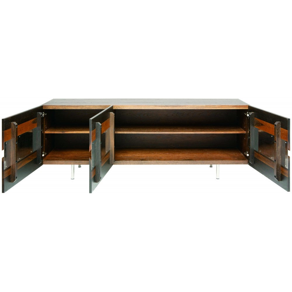 Sorrento Seared Wood Sideboard Cabinet, HGSR273