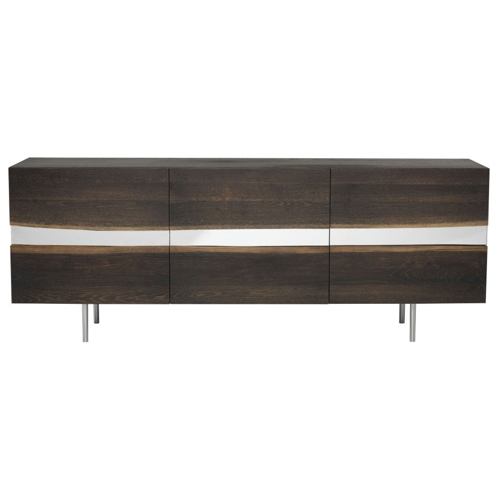 Sorrento Seared Wood Sideboard Cabinet, HGSR273