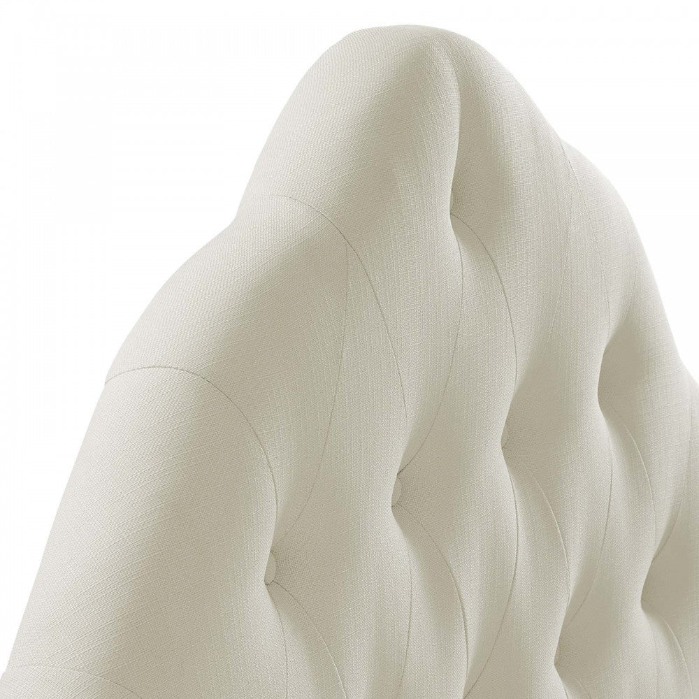 Sovereign Full Upholstered Fabric Headboard, Ivory