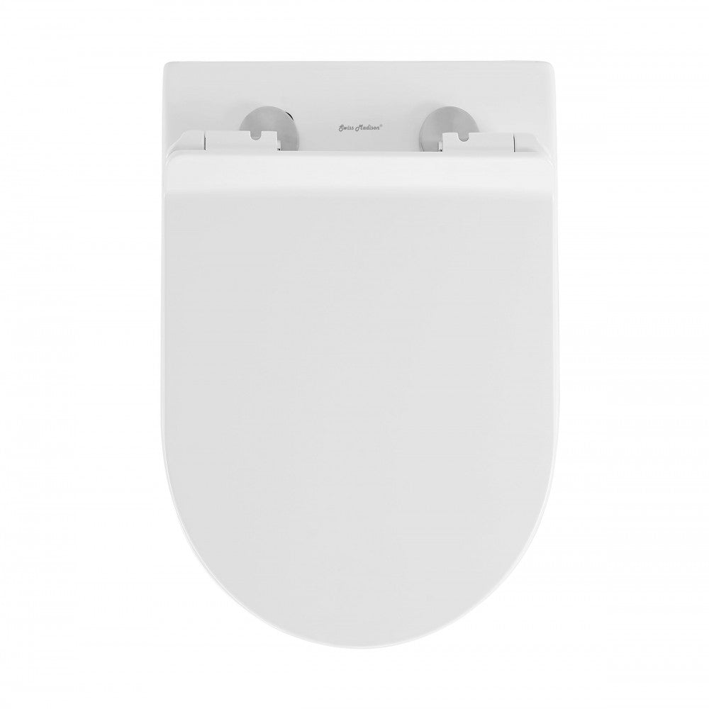 Swiss Madison Plaisir Wall-Hung Elongated Toilet Bowl