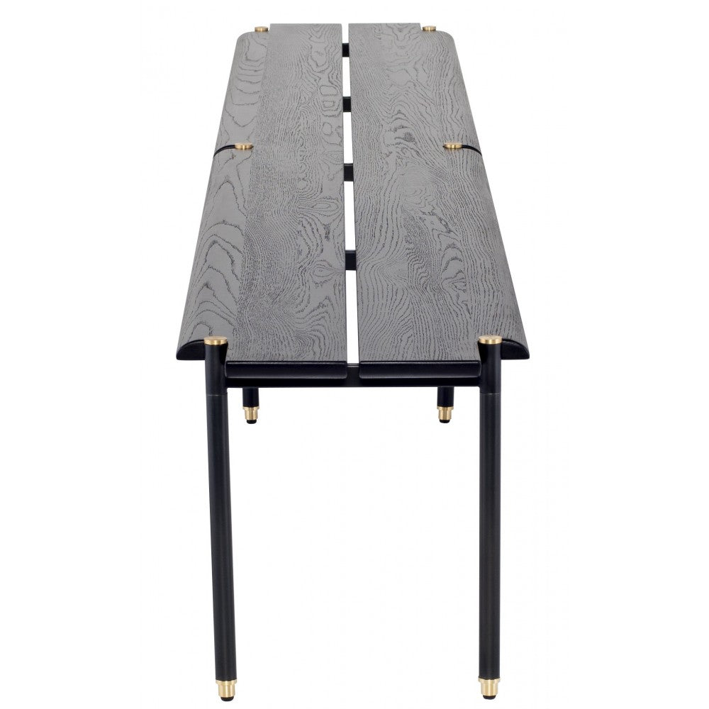 Stacking Bench Black Wood Occasional Bench, HGDA683