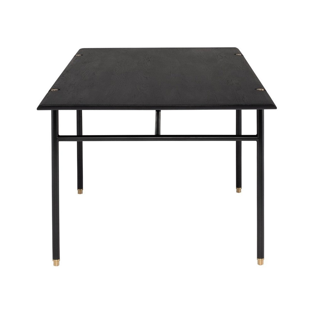 Stacking Table Ebonized Wood Dining Table, HGDA838