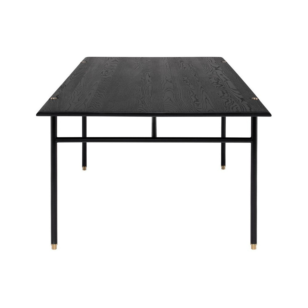 Stacking Table Ebonized Wood Dining Table, HGDA848