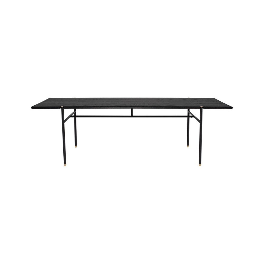 Stacking Table Ebonized Wood Dining Table, HGDA848