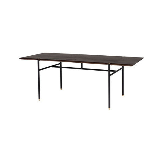 Stacking Table Smoked Wood Dining Table, HGDA837