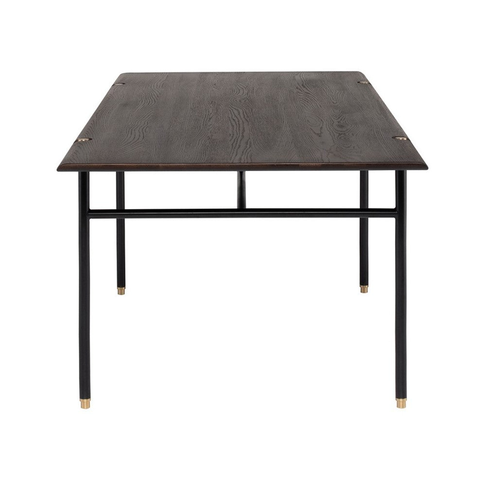 Stacking Table Smoked Wood Dining Table, HGDA837