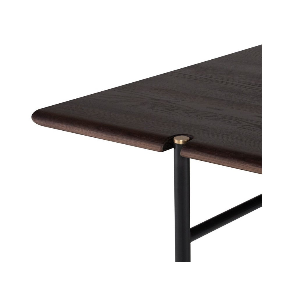 Stacking Table Smoked Wood Dining Table, HGDA837