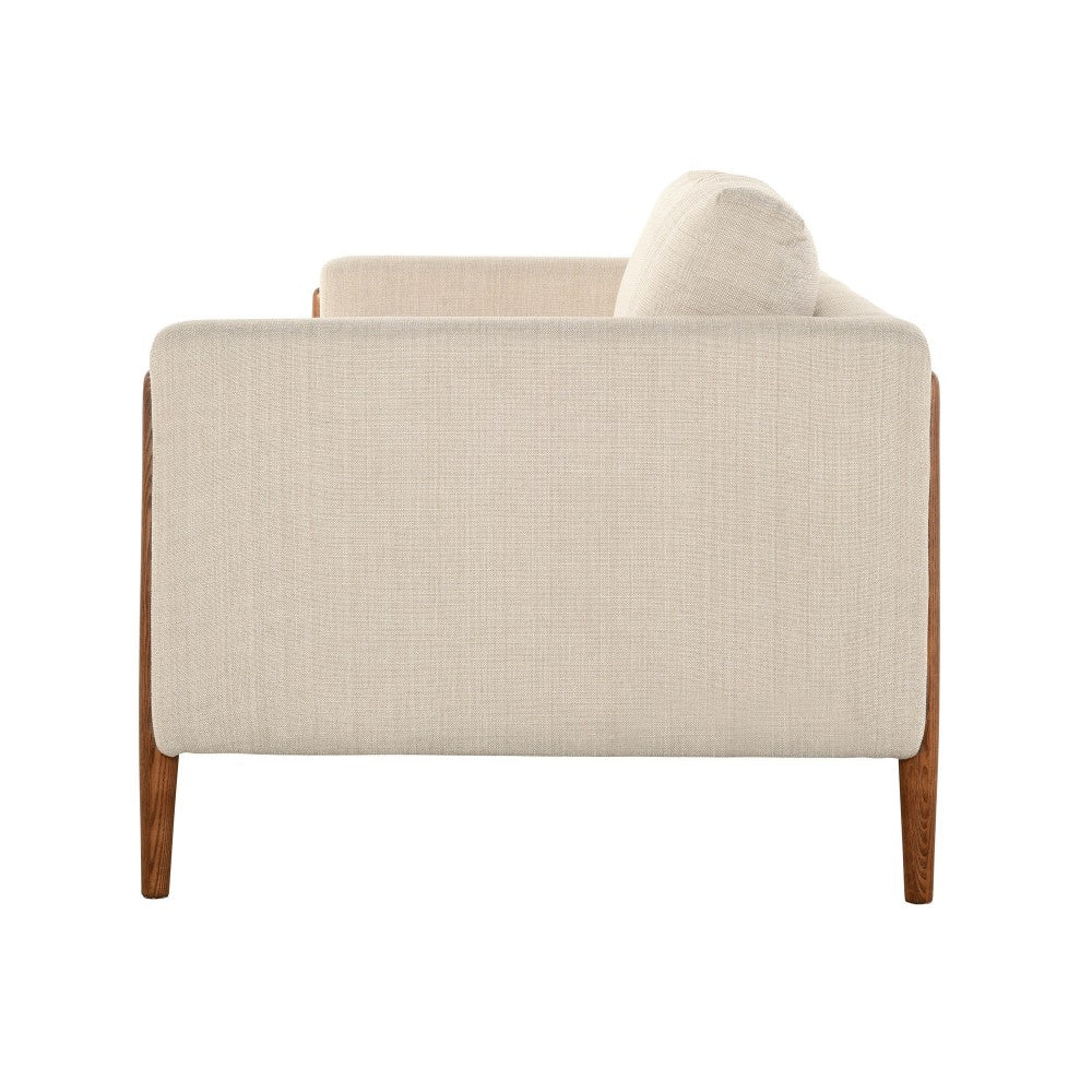 Steen Sand Fabric Triple Seat Sofa