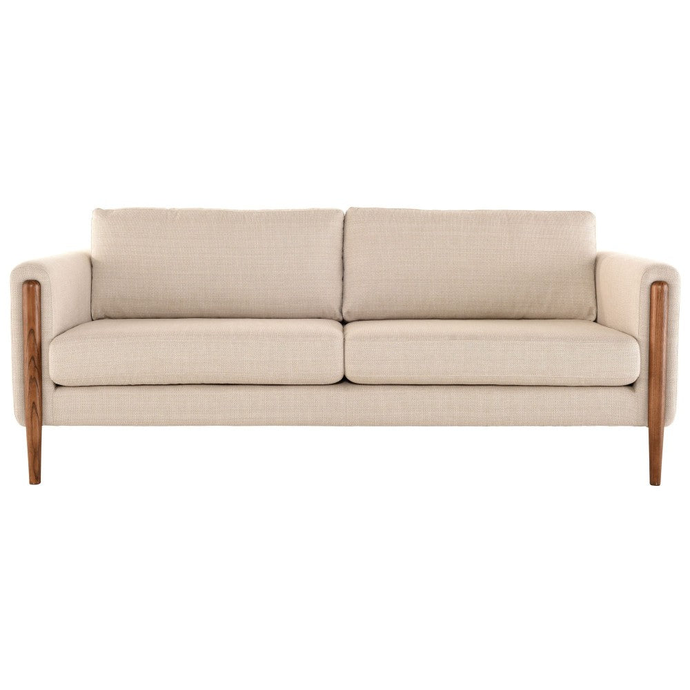 Steen Sand Fabric Triple Seat Sofa