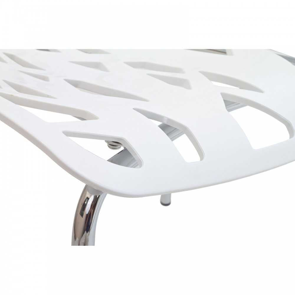 Stencil Dining Side Chair, White