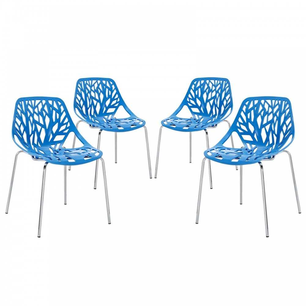 Stencil Dining Side Chair Set of 4