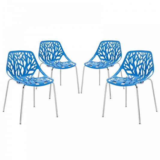 Stencil Dining Side Chair Set of 4