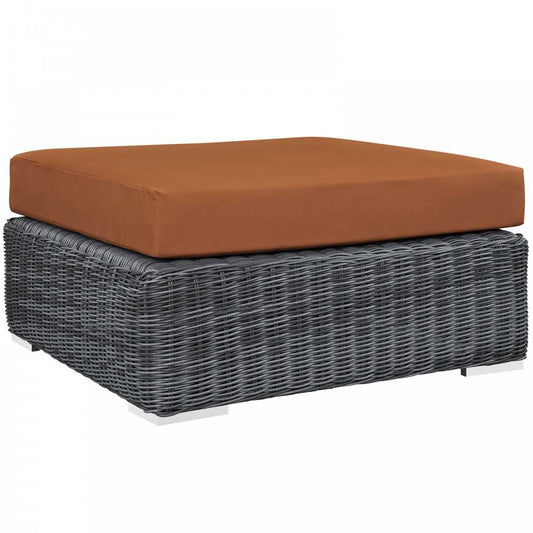 Summon Outdoor Patio Sunbrella Square Ottoman