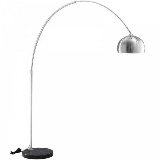 Sunflower Round Marble Base Floor Lamp, Gold