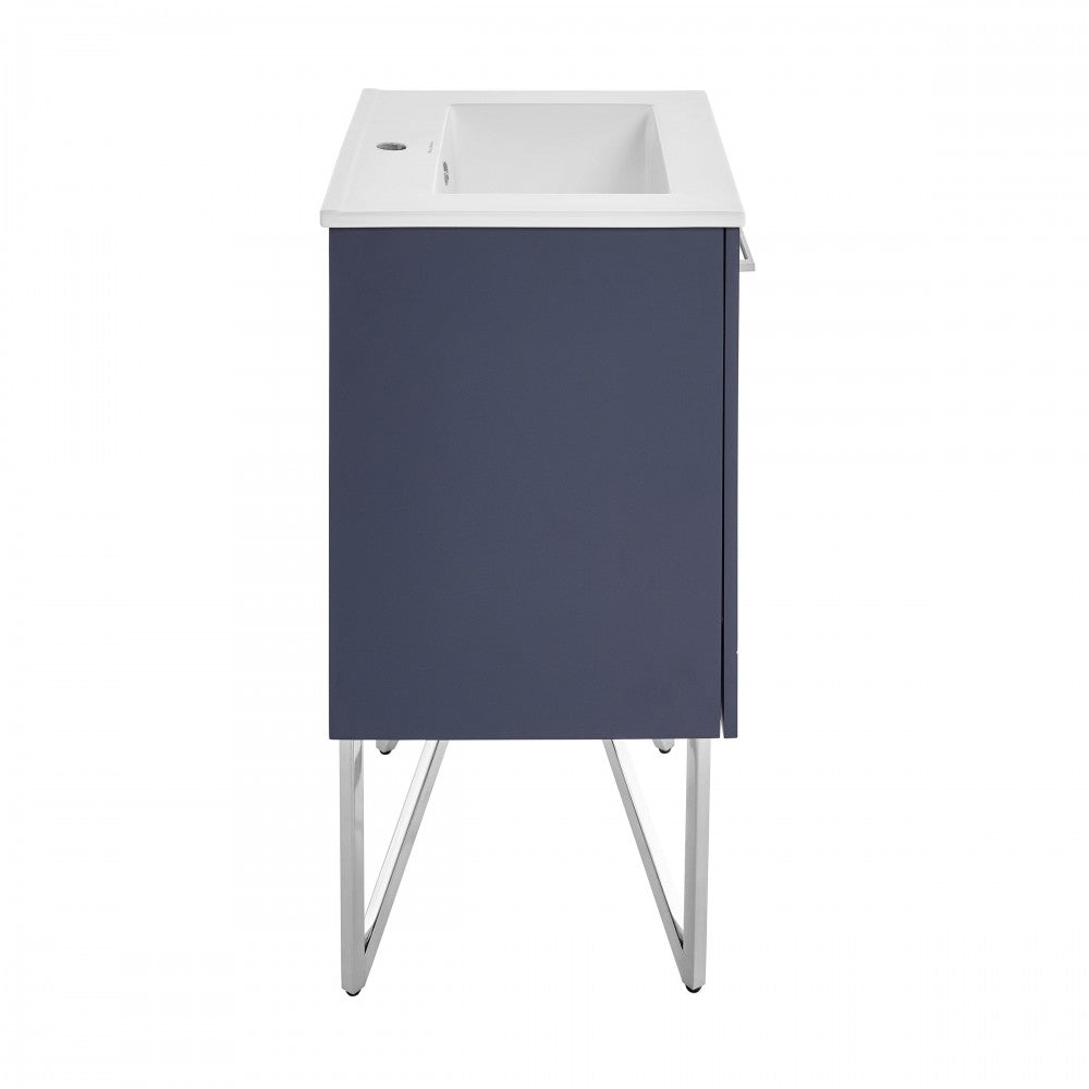 Swiss Madison Annecy 24" Bathroom Vanity in Cinder Purple