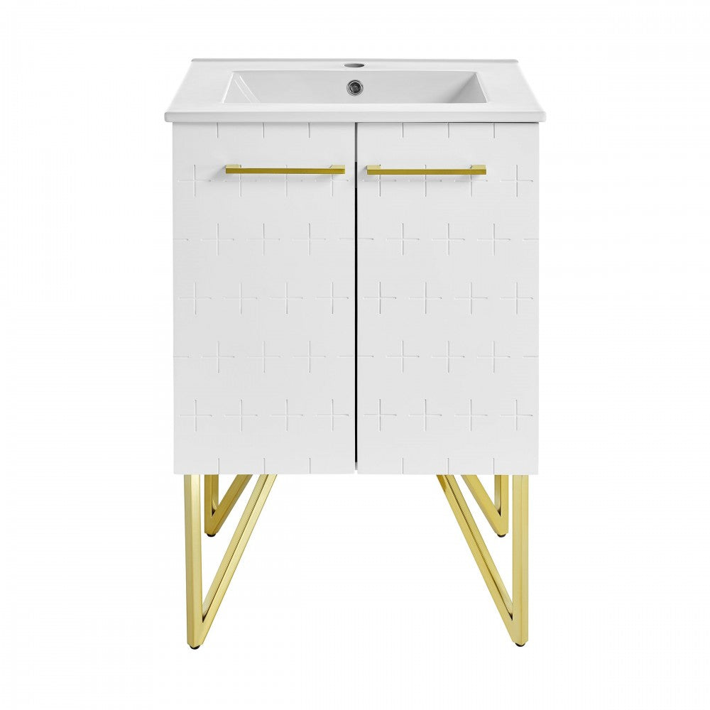 Swiss Madison Annecy 24" Bathroom Vanity in Galaxy White