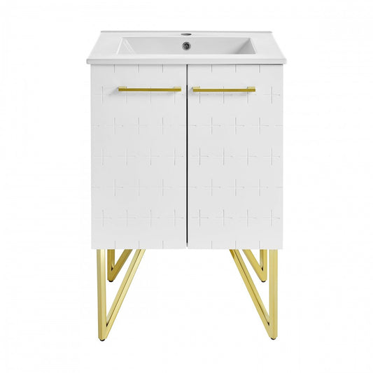 Swiss Madison Annecy 24" Bathroom Vanity in Galaxy White