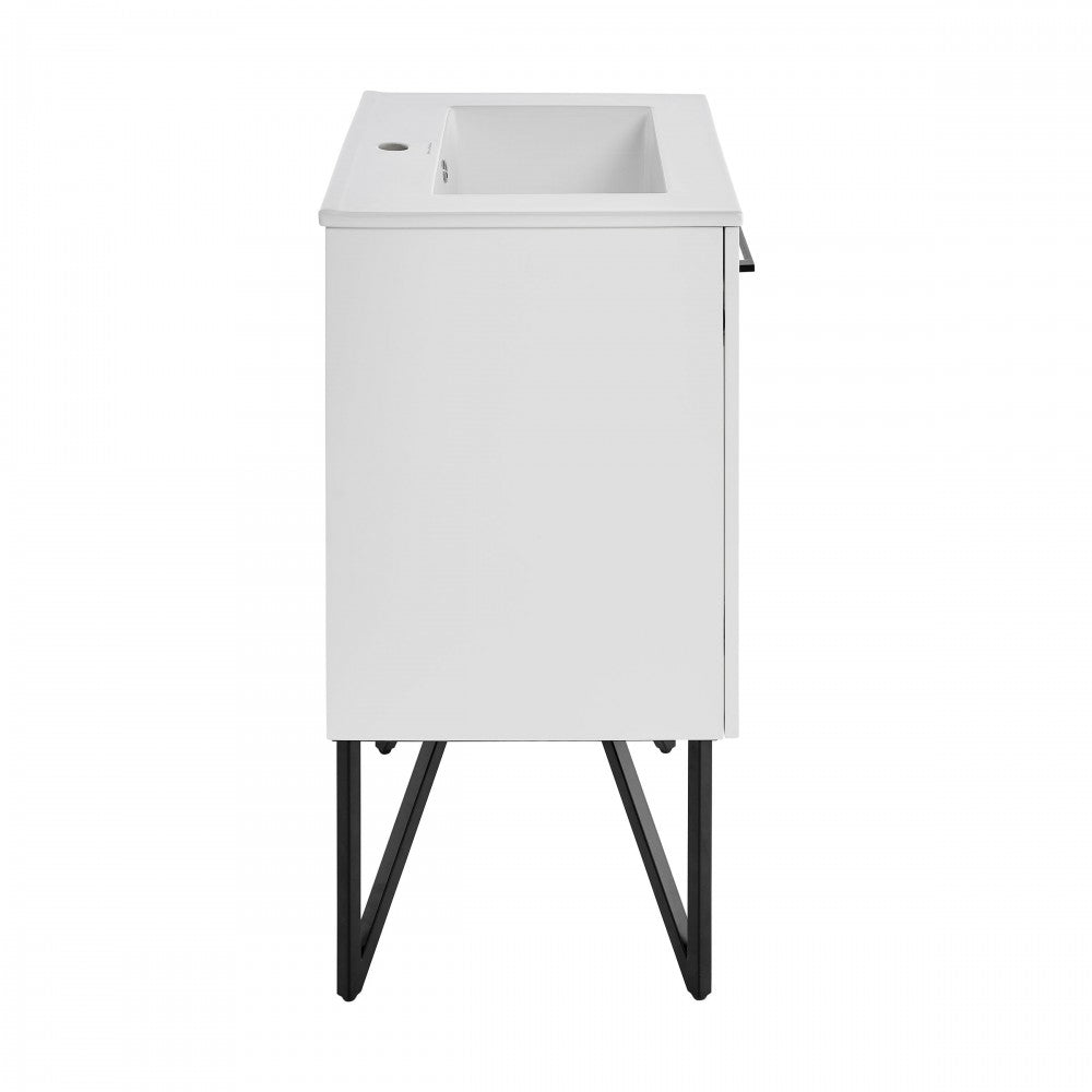 Swiss Madison Annecy 24" Bathroom Vanity in Mondrian White