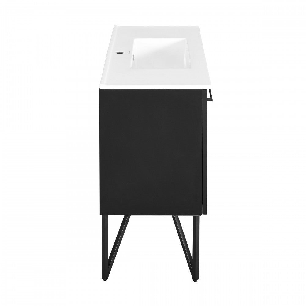 Swiss Madison Annecy 36" Bathroom Vanity in Phantom Black